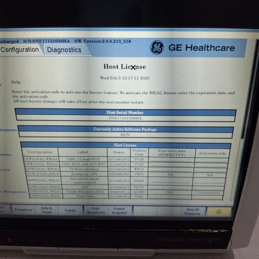 GE Healthcare GE Healthcare Carescape B450 Critical Care Patient Monitor Patient Monitors reLink Medical