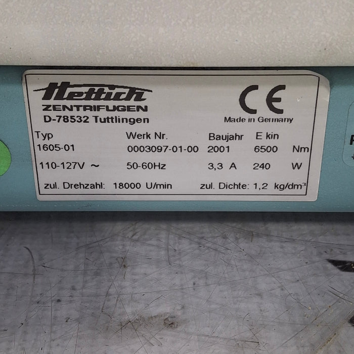 Hettich Universal 32 Type 1605-01 Zentifugen Benchtop Centrifuge