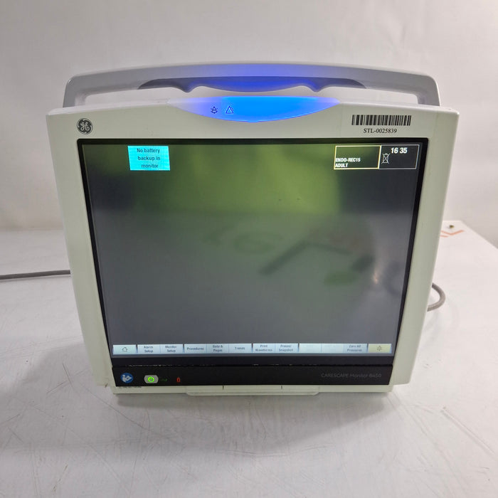 GE Healthcare GE Healthcare Carescape B450 Critical Care Patient Monitor Patient Monitors reLink Medical