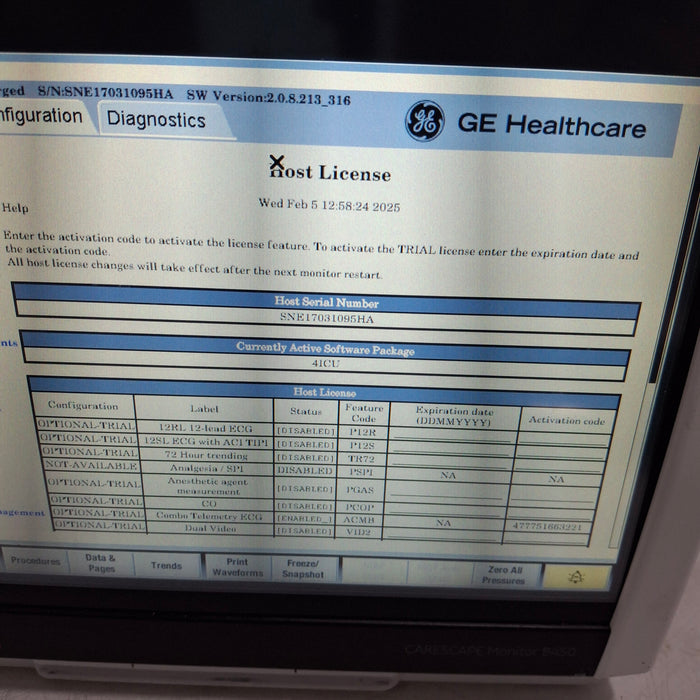GE Healthcare GE Healthcare Carescape B450 Critical Care Patient Monitor Patient Monitors reLink Medical