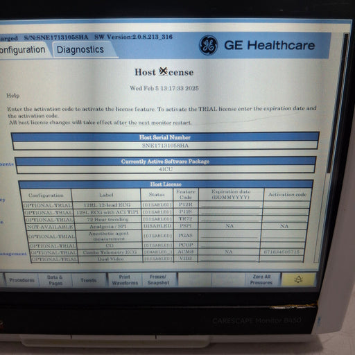 GE Healthcare GE Healthcare Carescape B450 Critical Care Patient Monitor Patient Monitors reLink Medical