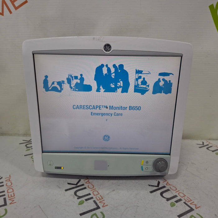 GE Healthcare GE Healthcare Carescape B650 Patient Monitor Patient Monitors reLink Medical