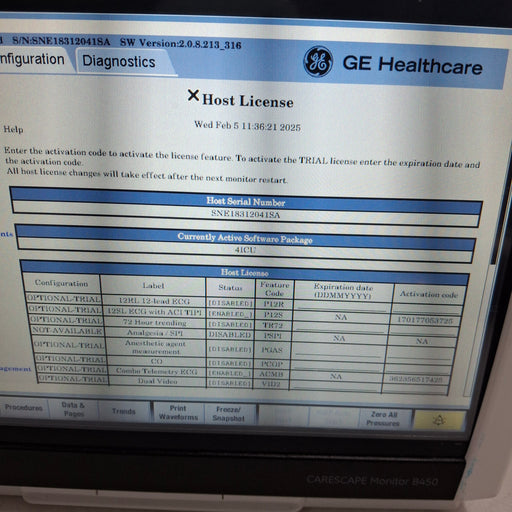 GE Healthcare GE Healthcare Carescape B450 Critical Care Patient Monitor Patient Monitors reLink Medical