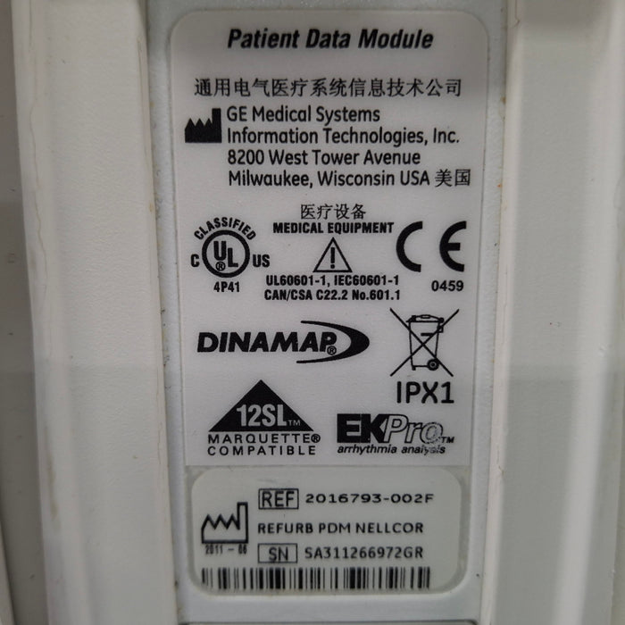 GE Healthcare Nellcor PDM Patient Data Module