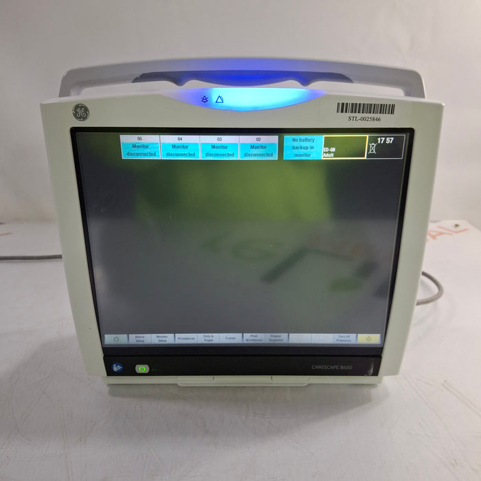 GE Healthcare GE Healthcare Carescape B450 Critical Care Patient Monitor Patient Monitors reLink Medical
