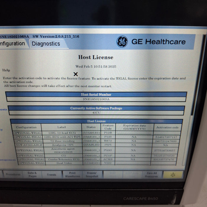 GE Healthcare GE Healthcare Carescape B450 Critical Care Patient Monitor Patient Monitors reLink Medical