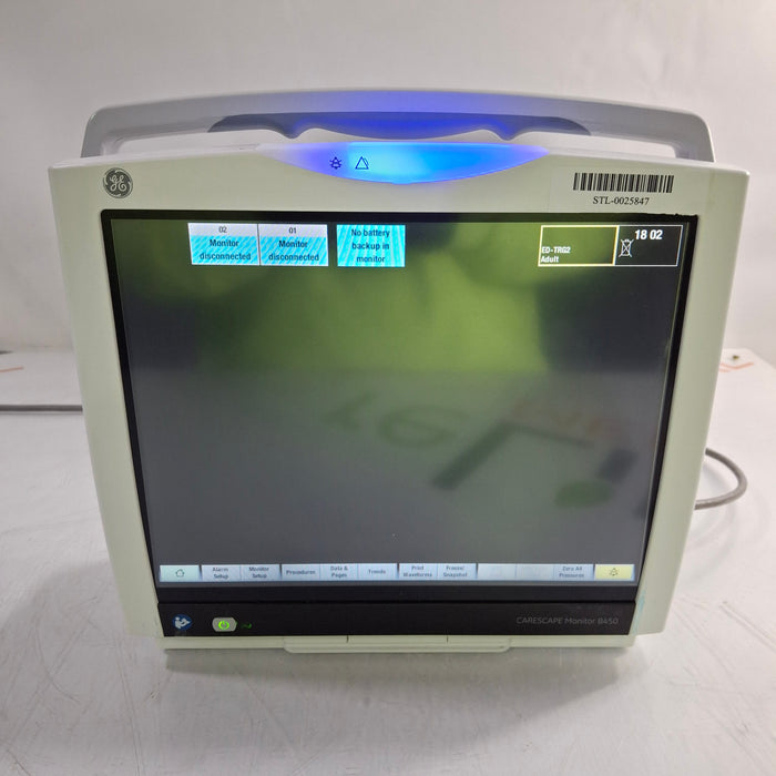 GE Healthcare GE Healthcare Carescape B450 Critical Care Patient Monitor Patient Monitors reLink Medical