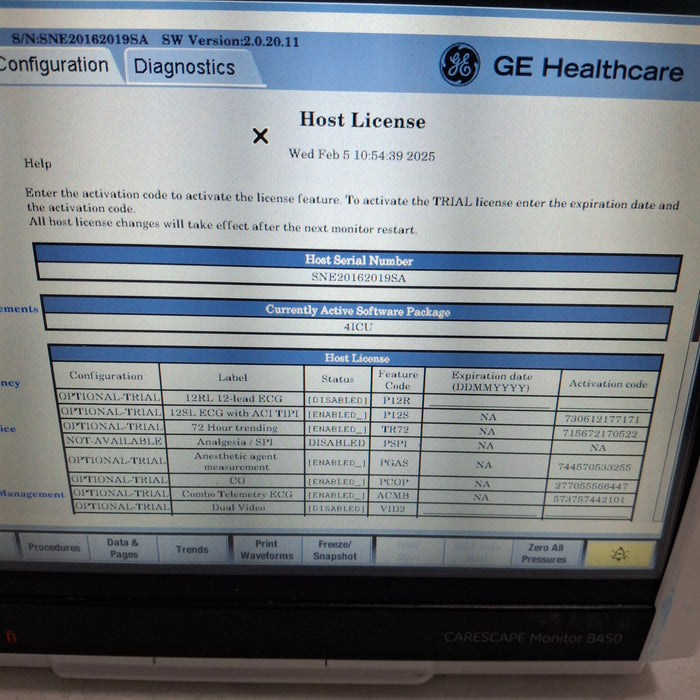 GE Healthcare GE Healthcare Carescape B450 Critical Care Patient Monitor Patient Monitors reLink Medical