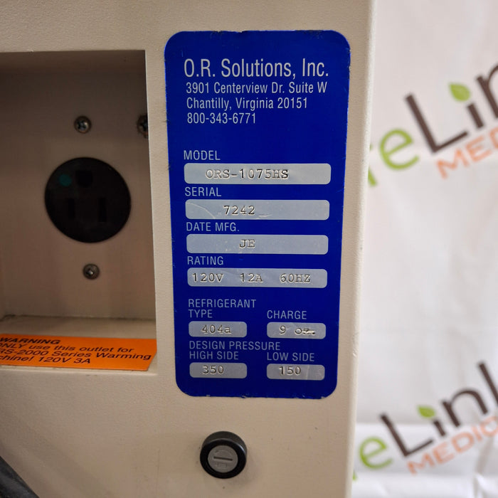 OR Solutions 1075 Hush Slush System