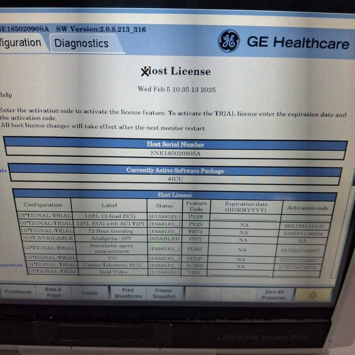 GE Healthcare GE Healthcare Carescape B450 Critical Care Patient Monitor Patient Monitors reLink Medical