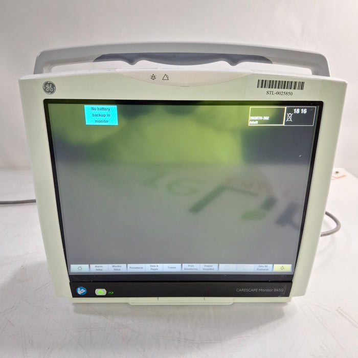 GE Healthcare GE Healthcare Carescape B450 Critical Care Patient Monitor Patient Monitors reLink Medical