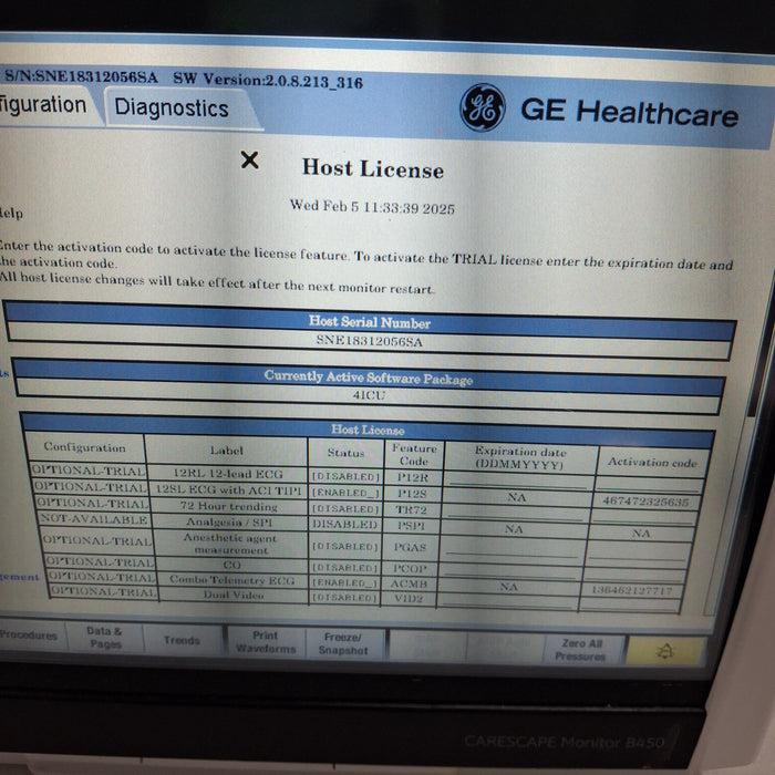 GE Healthcare GE Healthcare Carescape B450 Critical Care Patient Monitor Patient Monitors reLink Medical