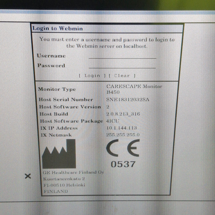 GE Healthcare GE Healthcare Carescape B450 Critical Care Patient Monitor Patient Monitors reLink Medical