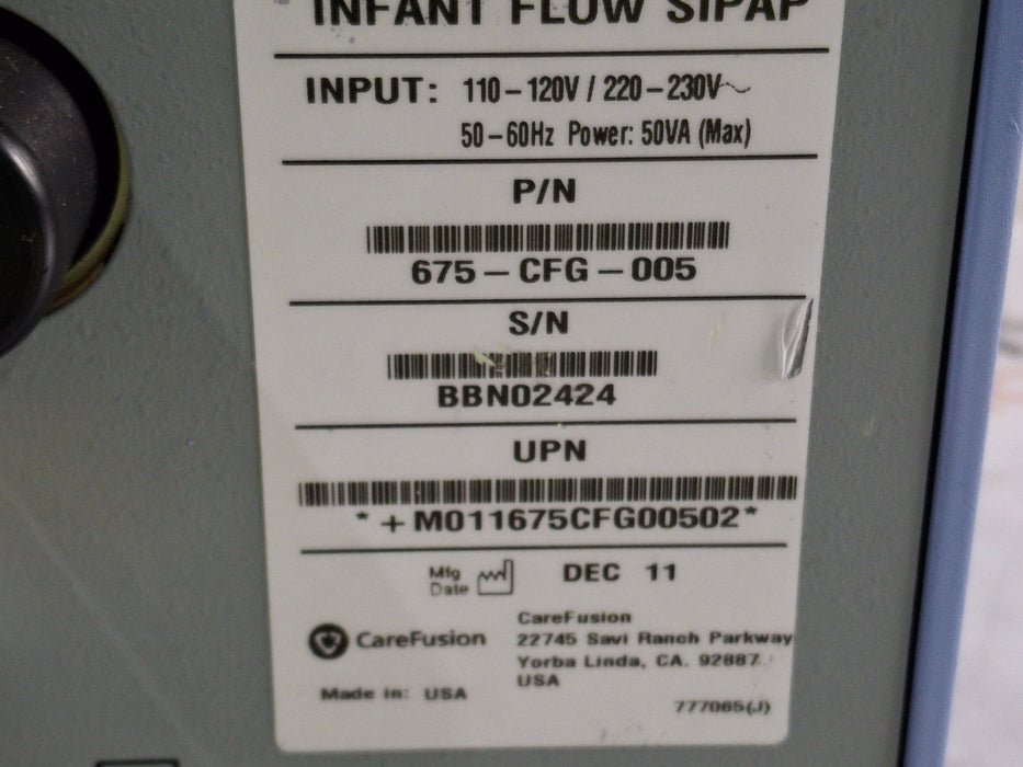 CareFusion CareFusion Infant Flow SIPAP Ventilation System Respiratory reLink Medical