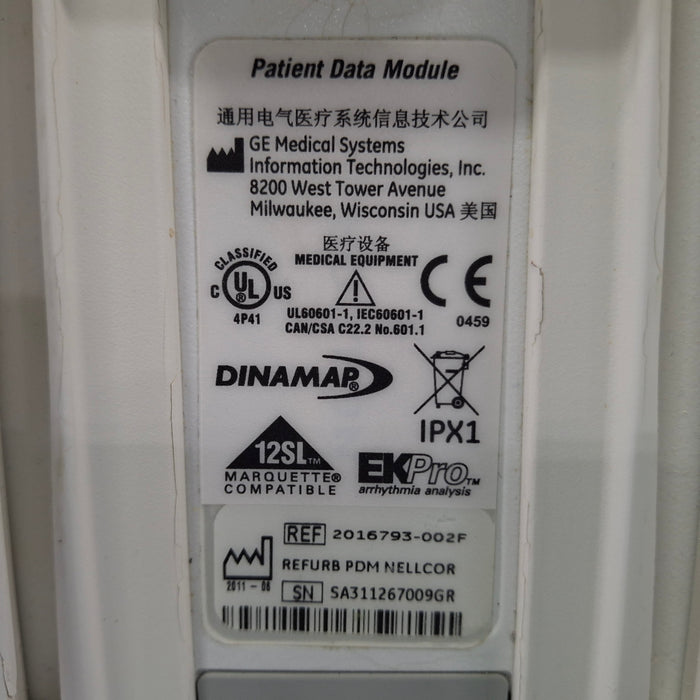 GE Healthcare Nellcor PDM Patient Data Module