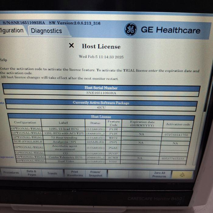 GE Healthcare GE Healthcare Carescape B450 Critical Care Patient Monitor Patient Monitors reLink Medical