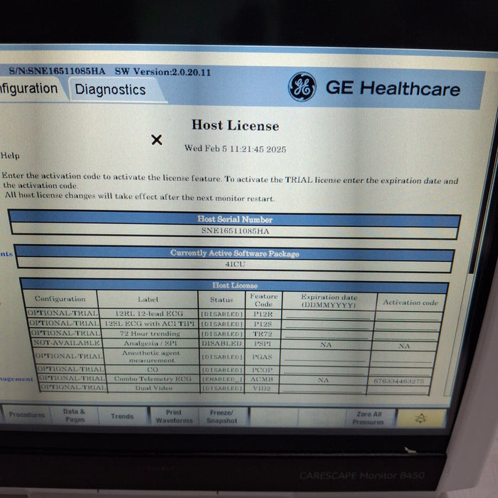 GE Healthcare GE Healthcare Carescape B450 Critical Care Patient Monitor Patient Monitors reLink Medical