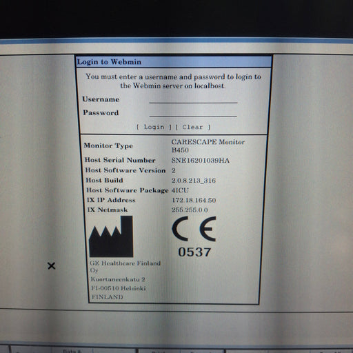 GE Healthcare GE Healthcare Carescape B450 Critical Care Patient Monitor Patient Monitors reLink Medical