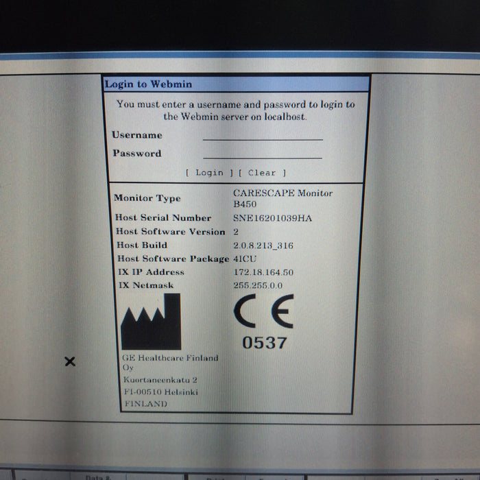 GE Healthcare GE Healthcare Carescape B450 Critical Care Patient Monitor Patient Monitors reLink Medical