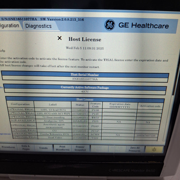 GE Healthcare GE Healthcare Carescape B450 Critical Care Patient Monitor Patient Monitors reLink Medical
