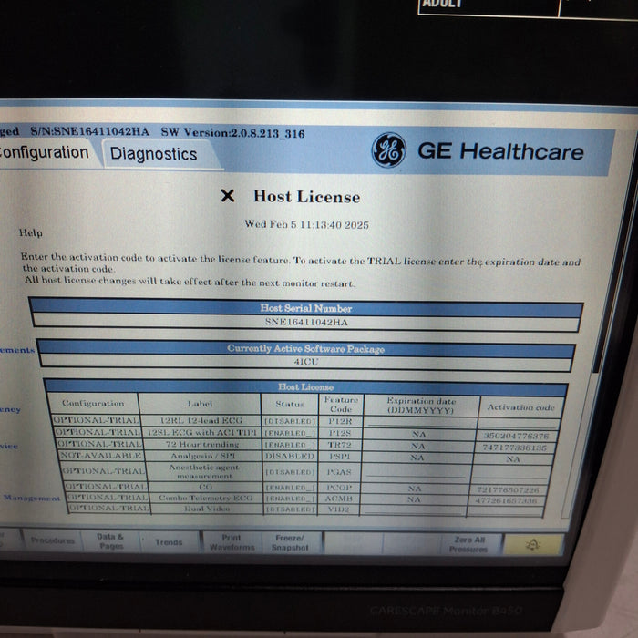 GE Healthcare GE Healthcare Carescape B450 Critical Care Patient Monitor Patient Monitors reLink Medical