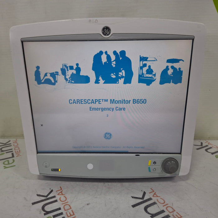 GE Healthcare Carescape B650 Patient Monitor