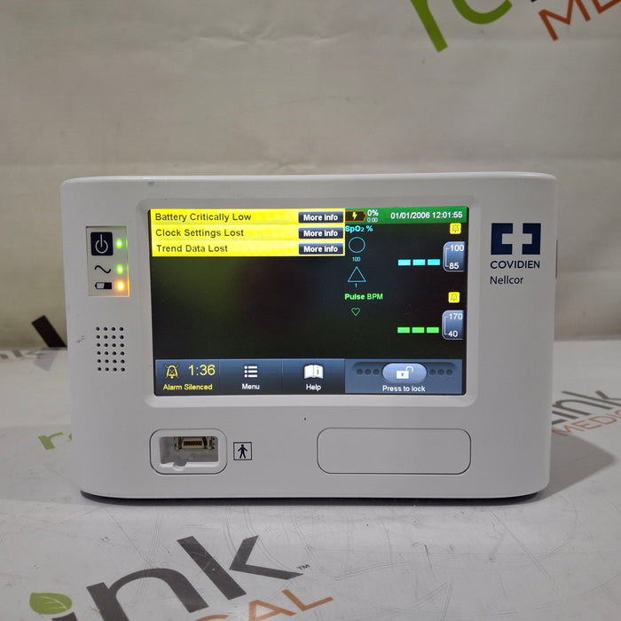 Covidien PM1000N Nellcor Bedside SPO2 Monitor