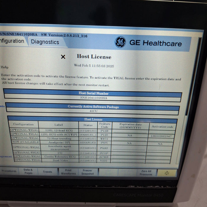 GE Healthcare GE Healthcare Carescape B450 Critical Care Patient Monitor Patient Monitors reLink Medical