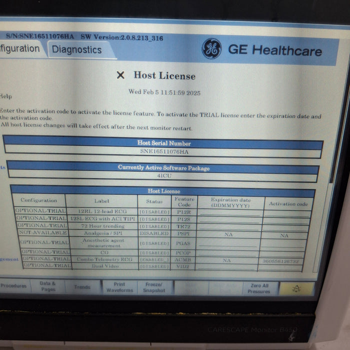 GE Healthcare GE Healthcare Carescape B450 Critical Care Patient Monitor Patient Monitors reLink Medical