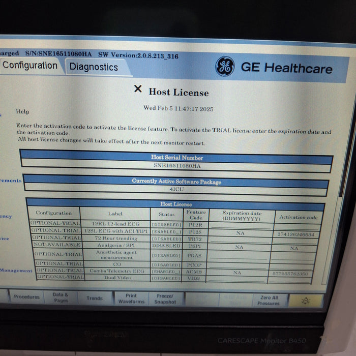 GE Healthcare GE Healthcare Carescape B450 Critical Care Patient Monitor Patient Monitors reLink Medical