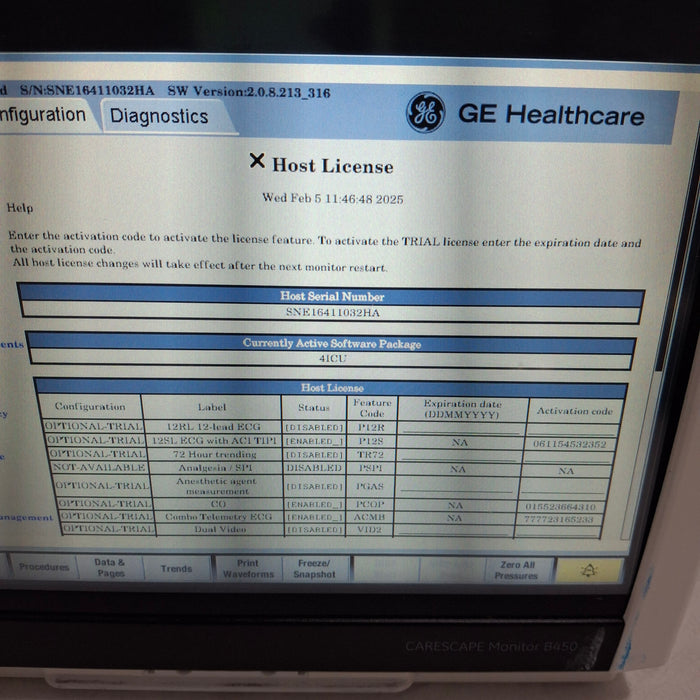 GE Healthcare GE Healthcare Carescape B450 Critical Care Patient Monitor Patient Monitors reLink Medical