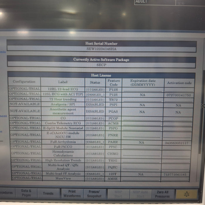 GE Healthcare Carescape B650 Patient Monitor