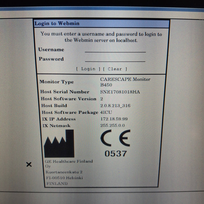 GE Healthcare GE Healthcare Carescape B450 Critical Care Patient Monitor Patient Monitors reLink Medical