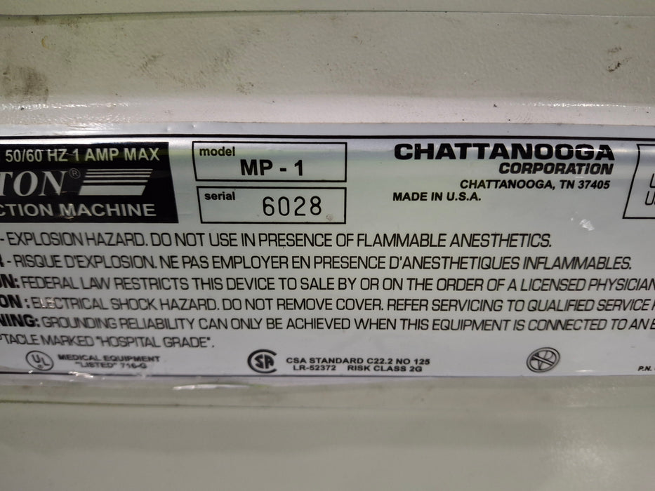 Chattanooga Group Triton MP-1 Traction Machine