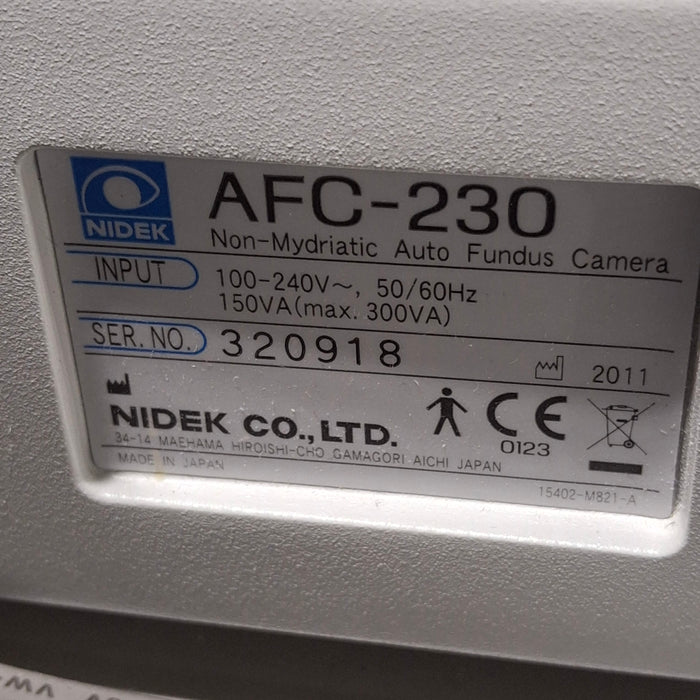 Nidek Nidek AFC-230 Auto Fundus Camera Ophthalmology reLink Medical