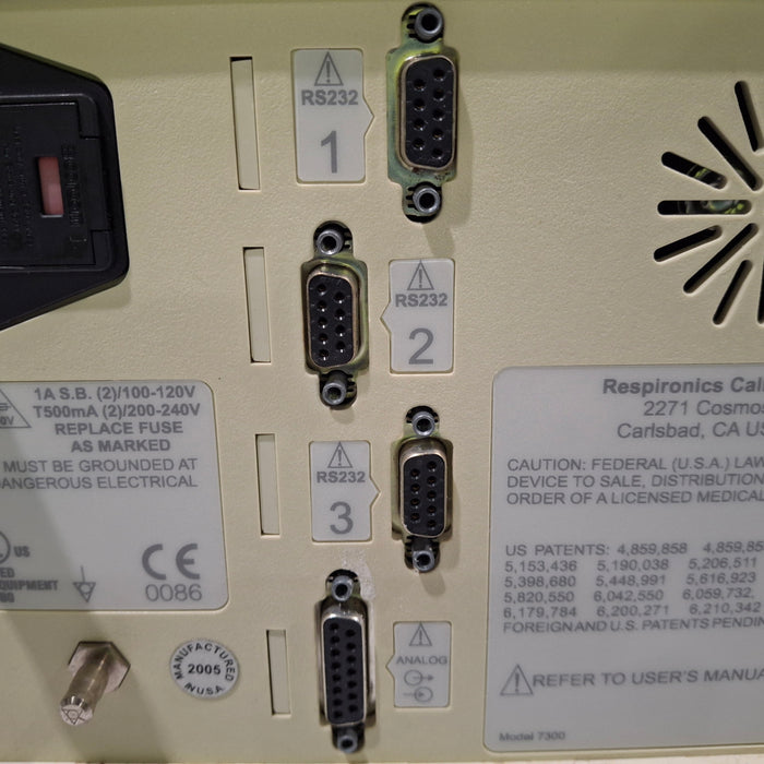 Novametrix NICO Cardiopulmonary Management System