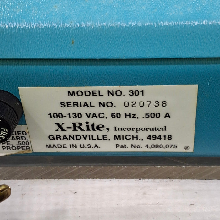 X-Rite 301 Transmission Densitometer