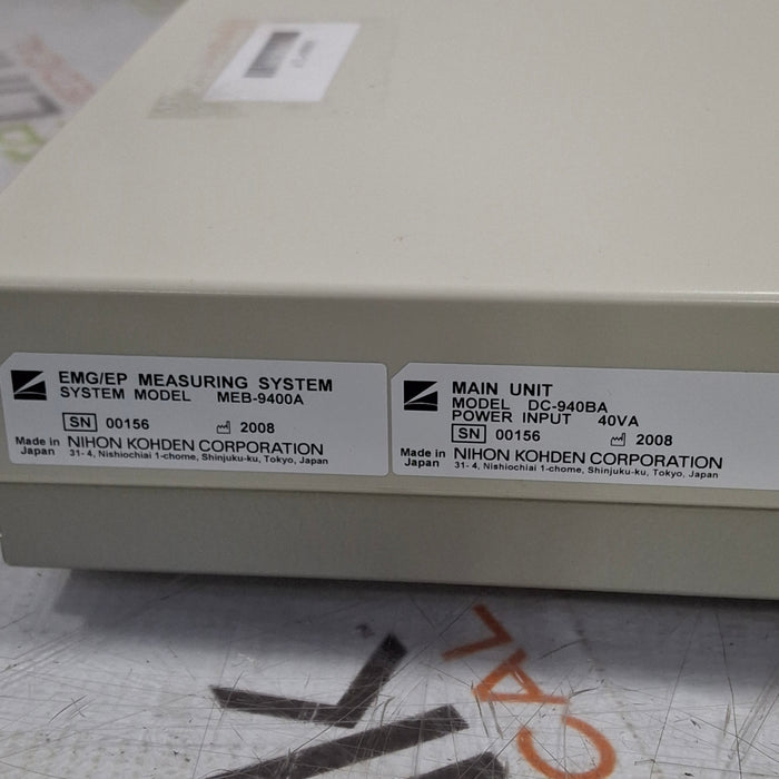 Nihon Kohden Neuropack MEB-9400A EMG Measuring System