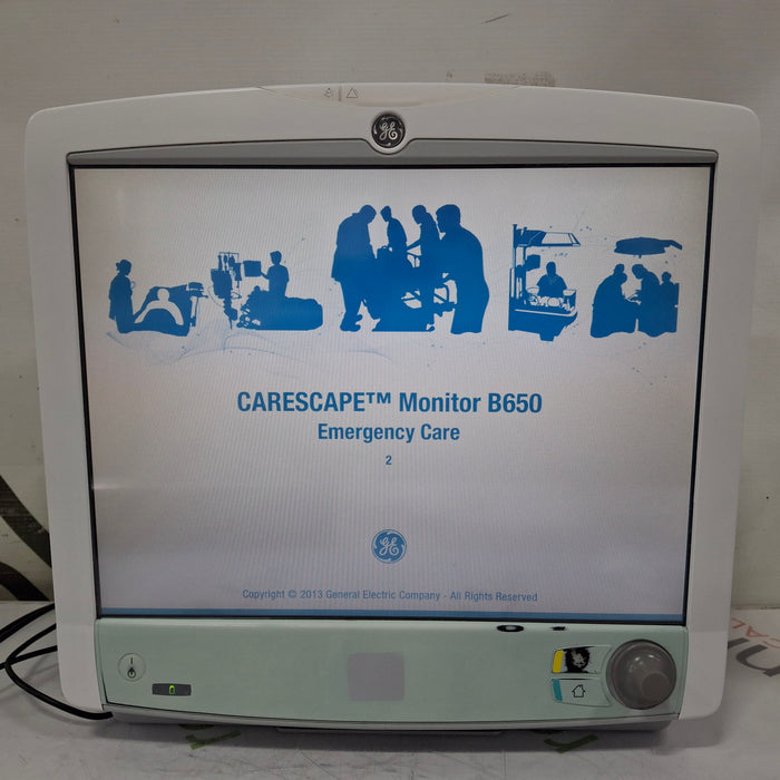 GE Healthcare GE Healthcare Carescape B650 Patient Monitor Patient Monitors reLink Medical