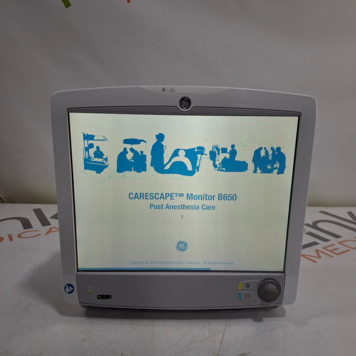 GE Healthcare GE Healthcare Carescape B650 Post Anesthesia Care Patient Monitor Patient Monitors reLink Medical