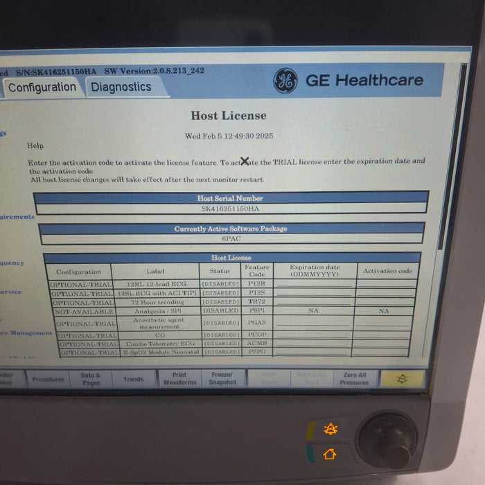 GE Healthcare GE Healthcare Carescape B650 Post Anesthesia Care Patient Monitor Patient Monitors reLink Medical