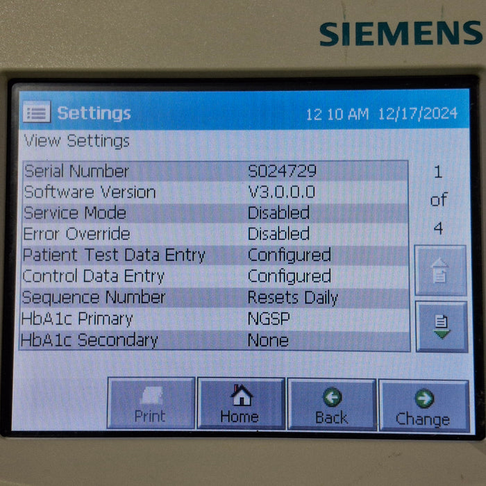 Siemens Siemens DCA Vantage Analyzer Clinical Lab reLink Medical