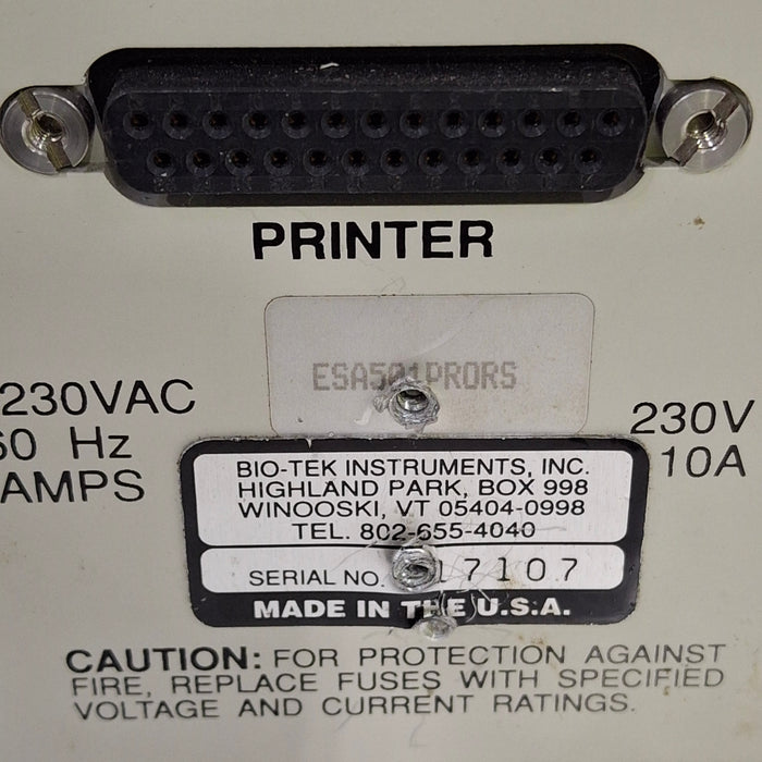 Bio-Tek Instruments 501 Pro Series Safety Analyzer