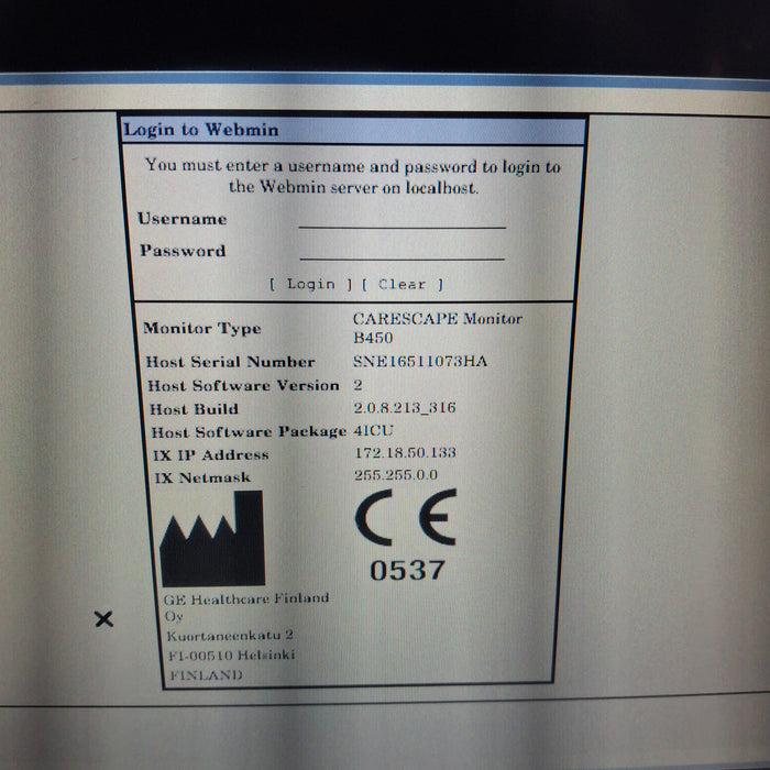 GE Healthcare GE Healthcare Carescape B450 Critical Care Patient Monitor Patient Monitors reLink Medical