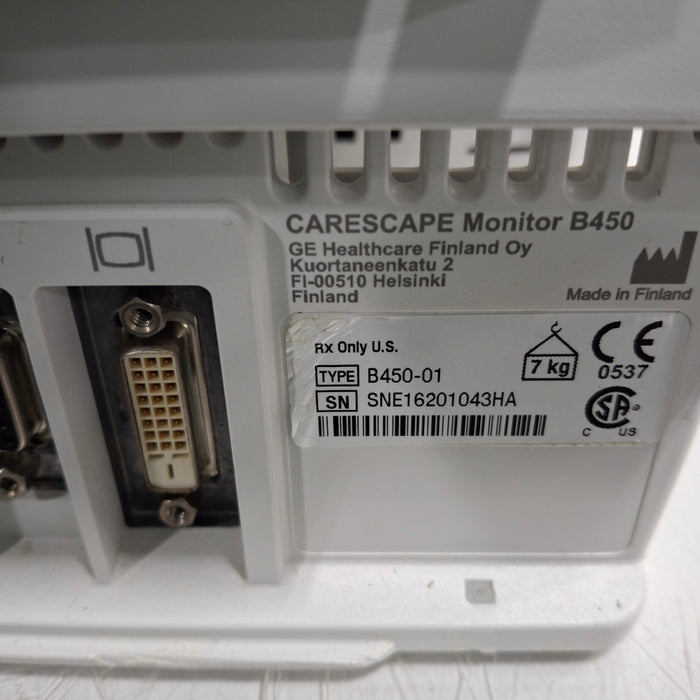 GE Healthcare GE Healthcare Carescape B450 Patient Monitor Patient Monitors reLink Medical