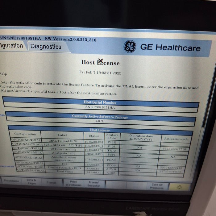 GE Healthcare GE Healthcare Carescape B450 Critical Care Patient Monitor Patient Monitors reLink Medical