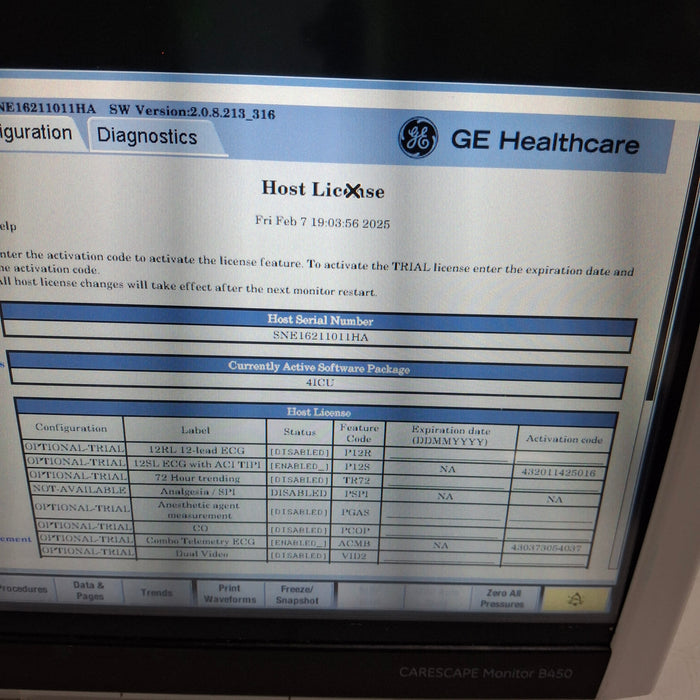 GE Healthcare GE Healthcare Carescape B450 Critical Care Patient Monitor Patient Monitors reLink Medical
