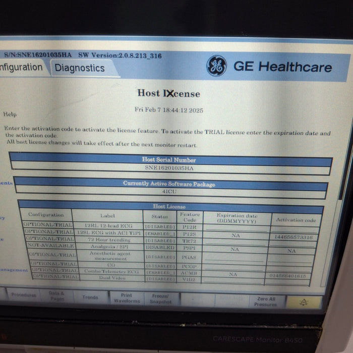 GE Healthcare GE Healthcare Carescape B450 Critical Care Patient Monitor Patient Monitors reLink Medical