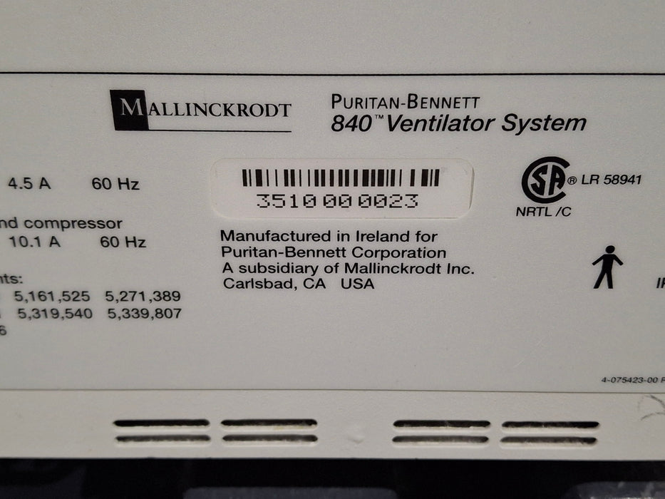 Puritan Bennett 840 Ventilator