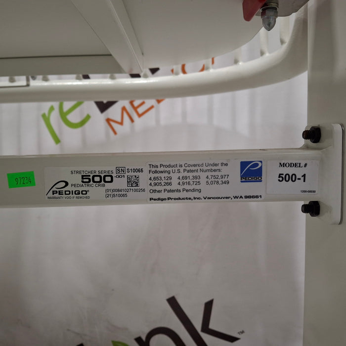 Pedigo Products, Inc. 500-1 Pediatric Crib/ Stretcher